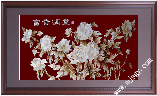 D001富貴滿堂70*130CM(圖1) D001富貴滿堂70*130CM(圖1)